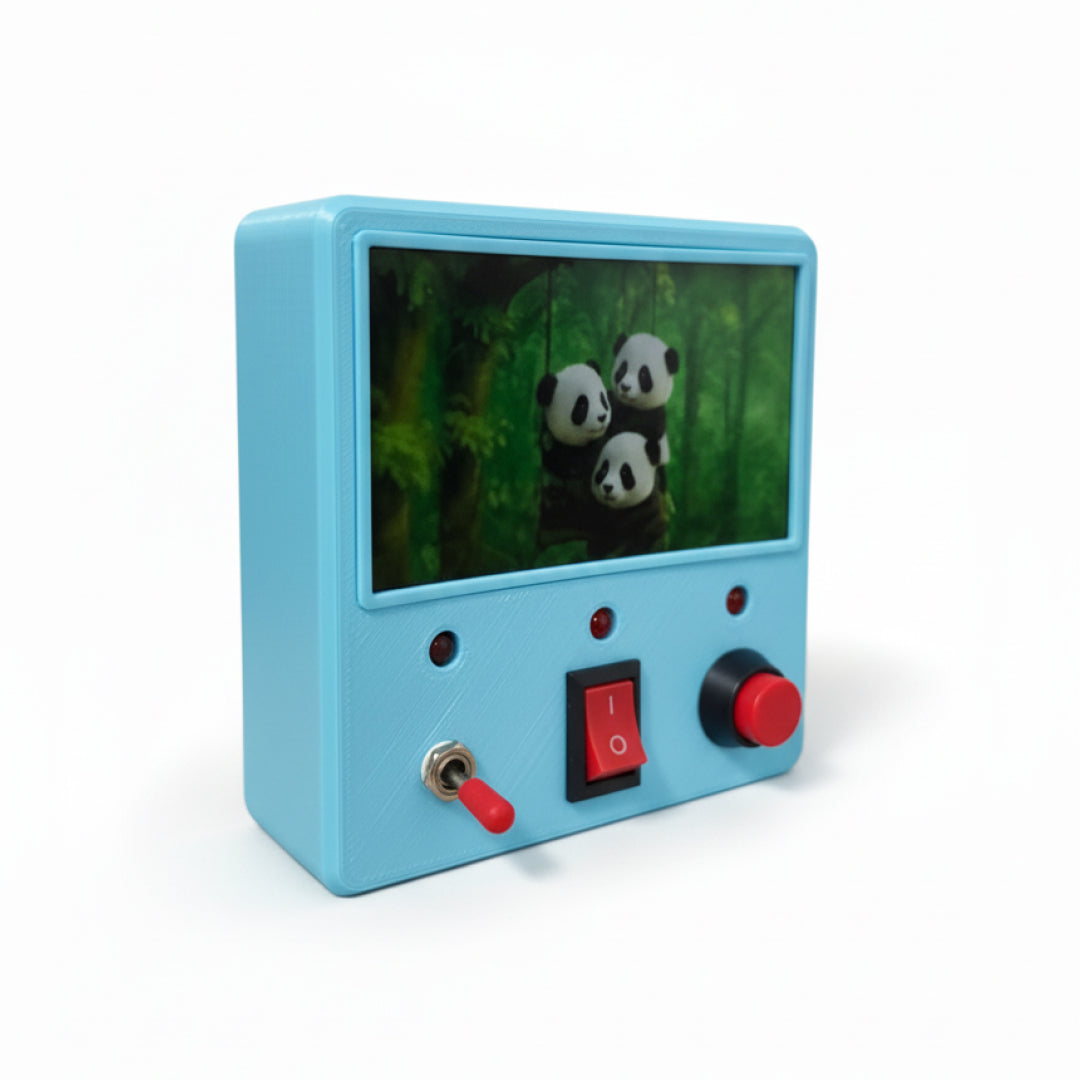 Montessori LED Switch Board Toy – Blue | Pikinest Busy Board